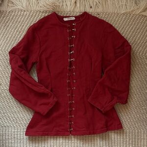 Chan Luu Red Button Down Shirt